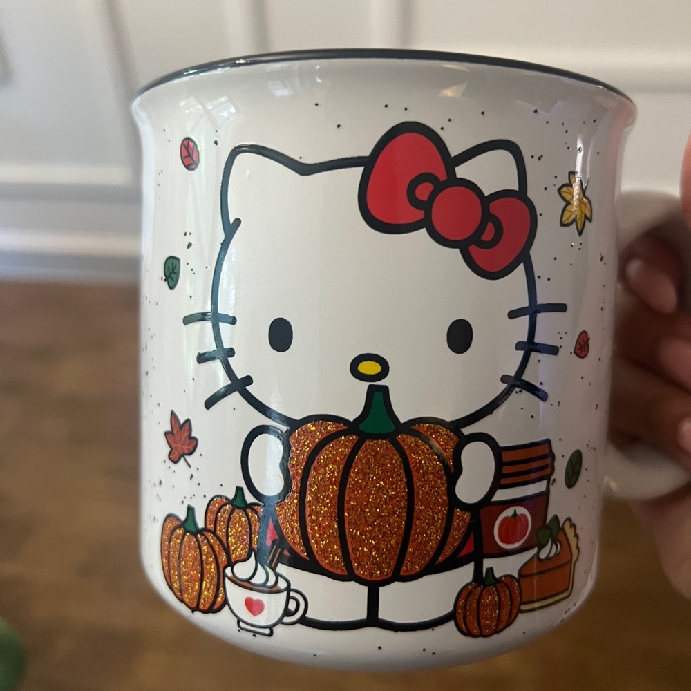 Hello Kitty Fall Mug w/ Glitter accents